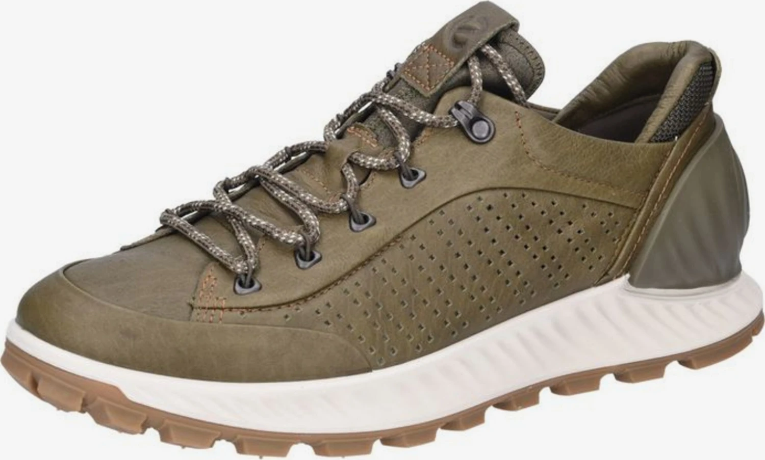 ECCO Sportieve Veterschoenen Sportieve Veterschoen Heren Kaki 3 ECCO Sportieve Veterschoenen Sportieve Veterschoen Heren Kaki