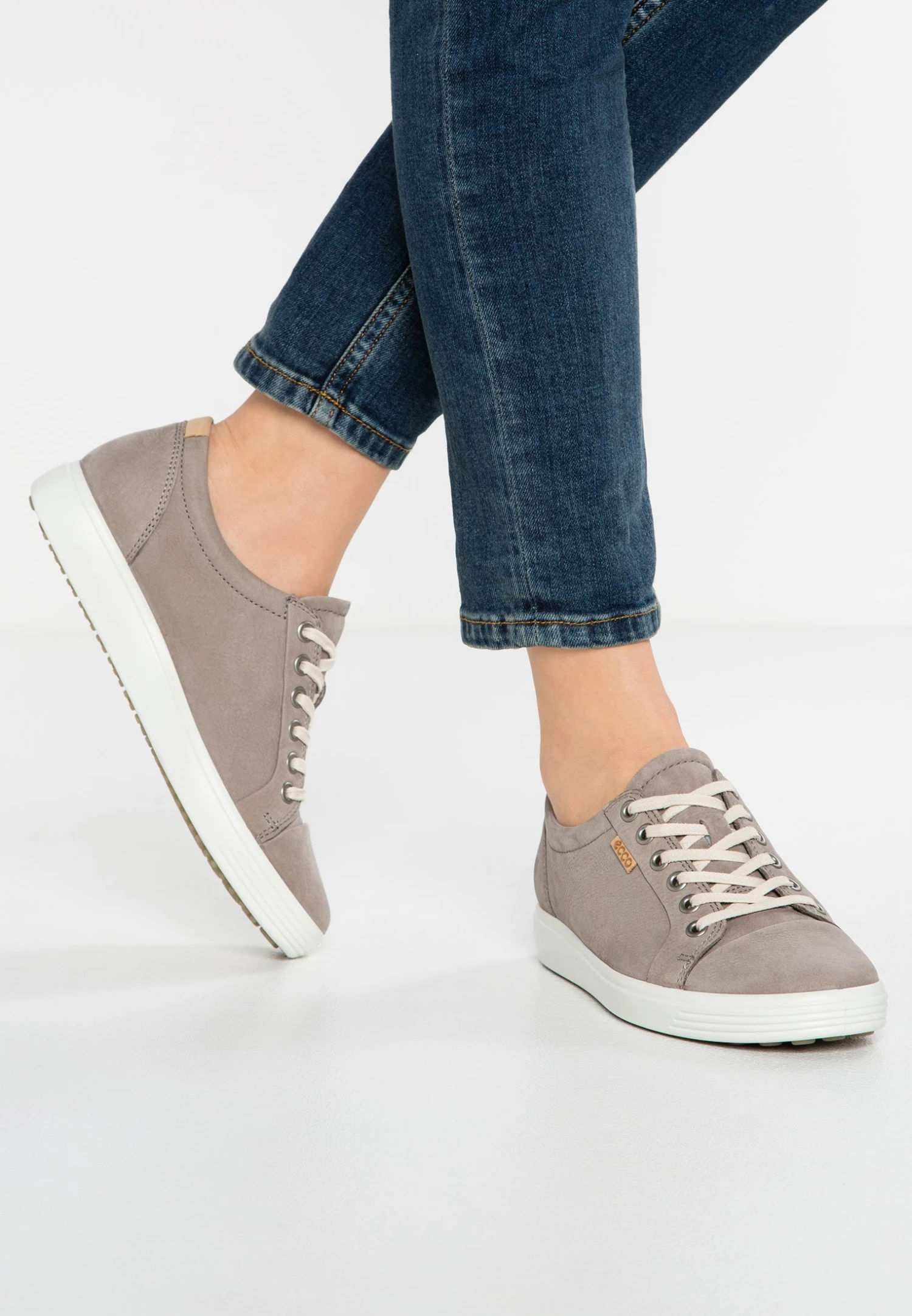 ECCO Soft 7 - Sneakers Laag - Warm Grey 3 ECCO Soft 7 - Sneakers Laag - Warm Grey