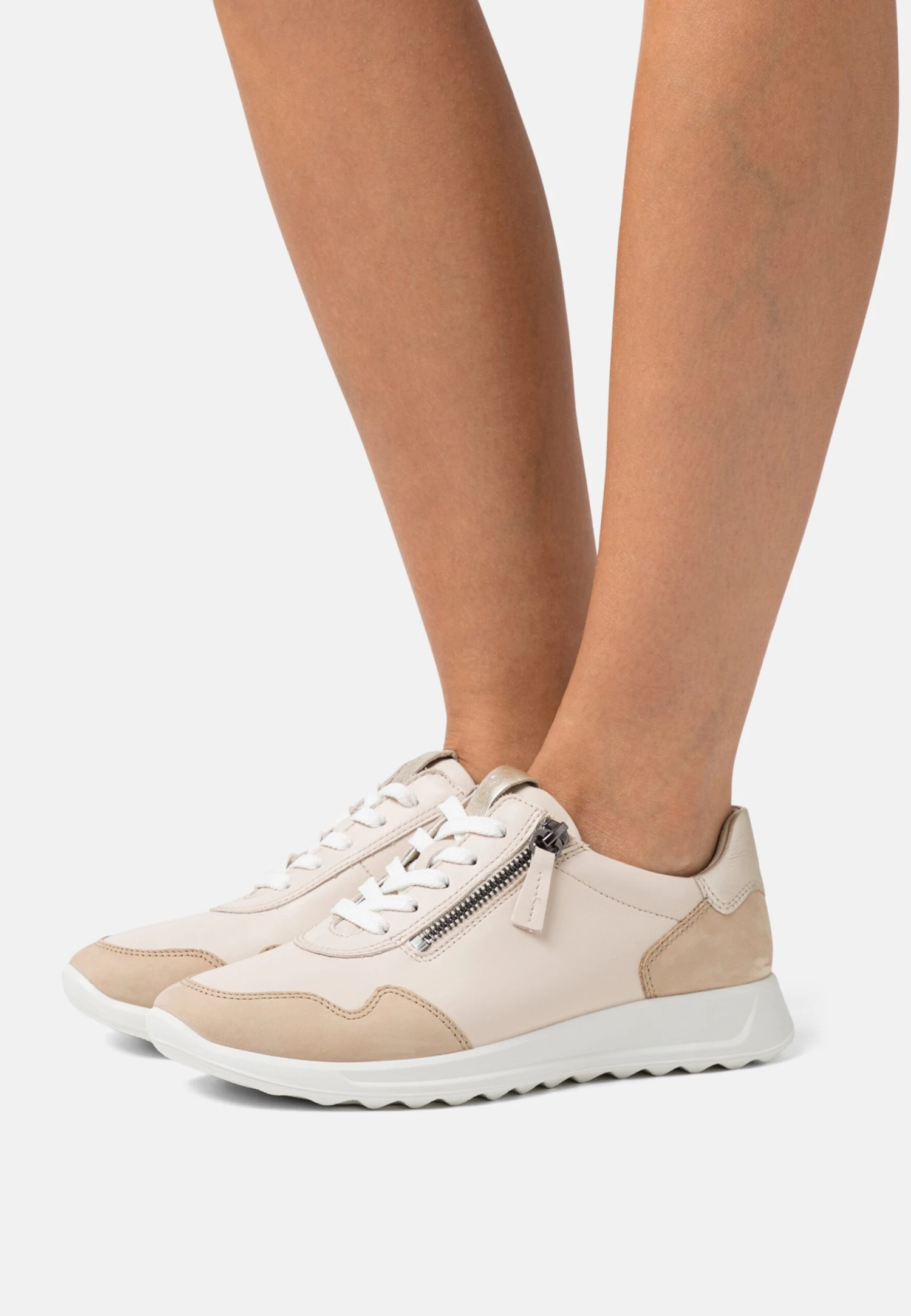 ECCO Flexure Runner - Sneakers Laag - Beige/Limestone/Pure White Gold 3 ECCO Flexure Runner - Sneakers Laag - Beige/Limestone/Pure White Gold