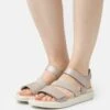 ECCO Flowt Flat - Sandalen - Grey Rose Metallic -Schoenen Verkoop 8339faf4558e4d2caefed0b3a7ea15cd