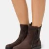 ECCO Bella - Korte Laarzen - Dark Brwon