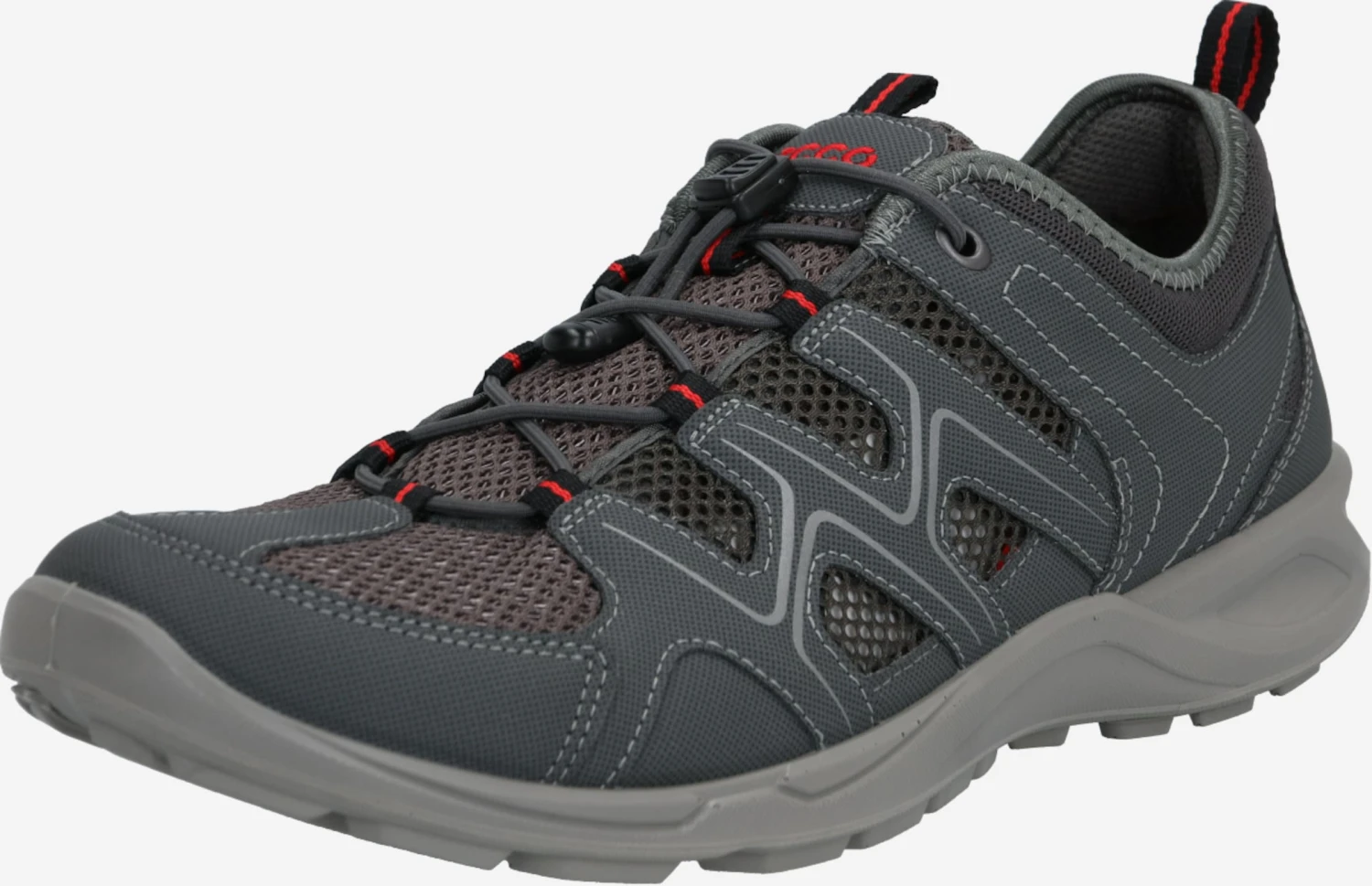 ECCO Casual Veterschoenen Veterschoen Terracruise Heren Grijs / Greige / Donkergrijs 3 ECCO Casual Veterschoenen Veterschoen Terracruise Heren Grijs / Greige / Donkergrijs