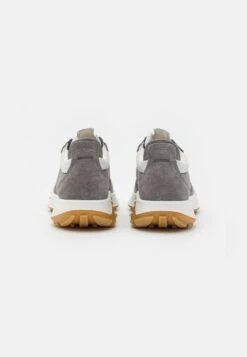 ECCO Retro - Sneakers Laag - Steel/White -Schoenen Verkoop d56d5ee5743b41b2a15db446d37d7301