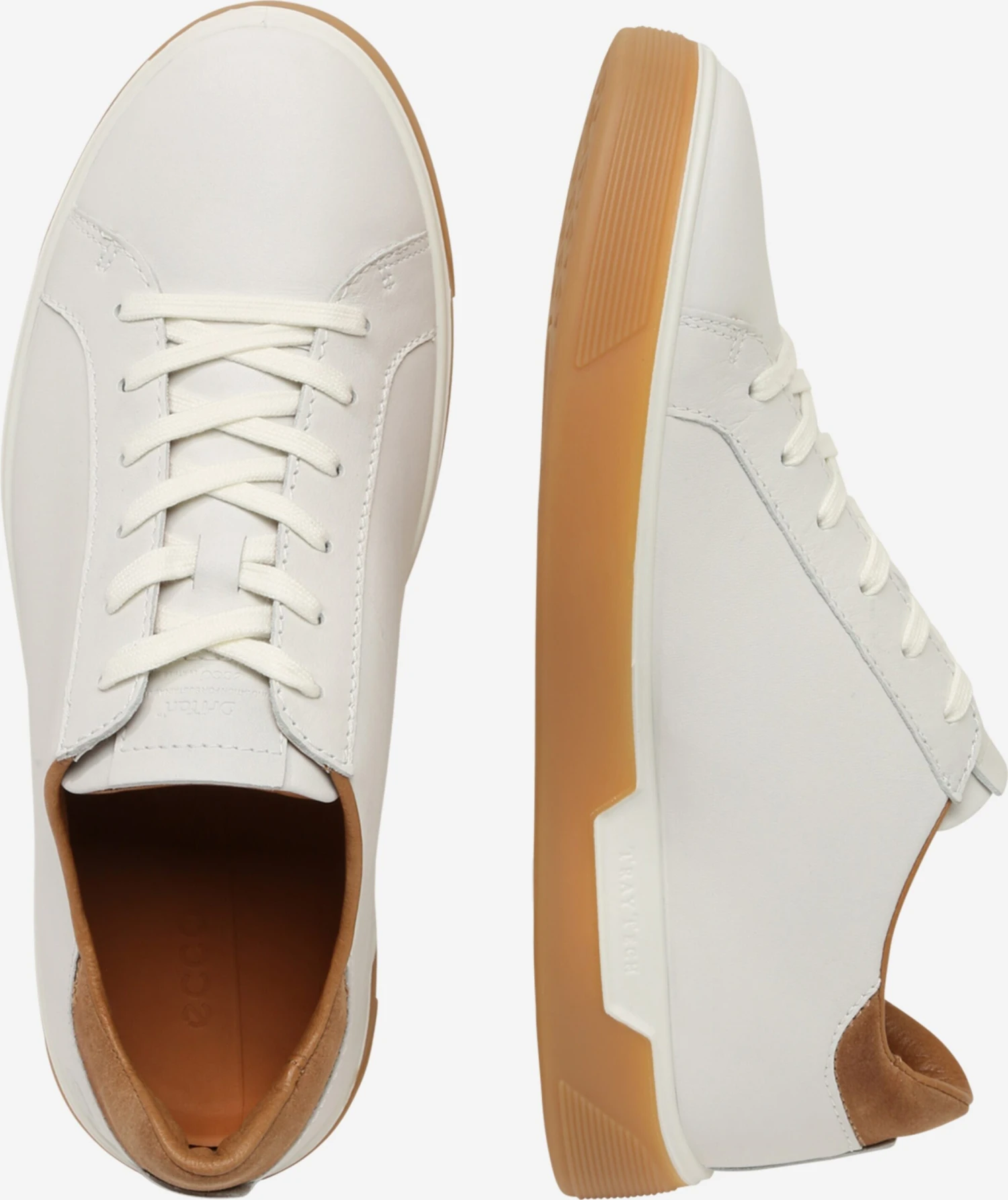 ECCO Casual Sneakers Sneakers Laag Street Tray Heren Crème 4 ECCO Casual Sneakers Sneakers Laag Street Tray Heren Crème - Afbeelding 2